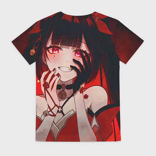 Женская футболка Honkai Star Rail Sparkle beauty / 3D-принт – фото 2