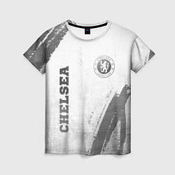 Футболка женская Chelsea - white gradient вертикально, цвет: 3D-принт