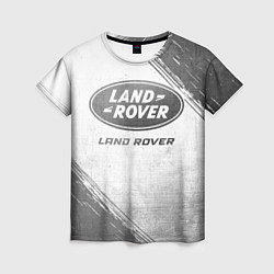 Футболка женская Land Rover - white gradient, цвет: 3D-принт