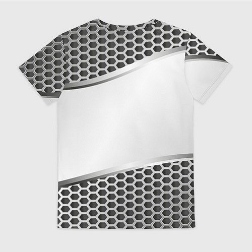 Женская футболка Peugeot carbon metal / 3D-принт – фото 2