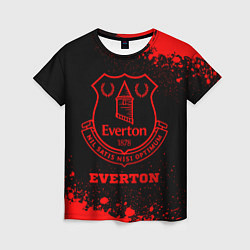 Футболка женская Everton - red gradient, цвет: 3D-принт