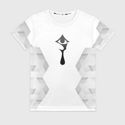 Женская футболка Hellsing white poly