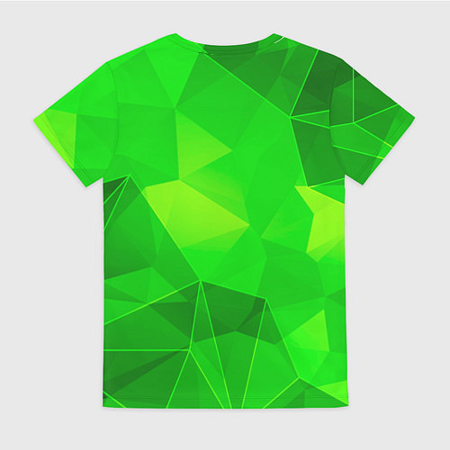 Женская футболка Changan green poly / 3D-принт – фото 2