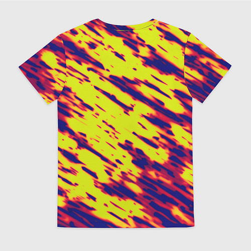 Женская футболка Doom огненный паттерн / 3D-принт – фото 2