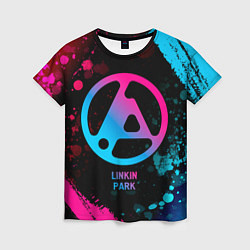 Футболка женская Linkin Park 2024 - neon gradient, цвет: 3D-принт