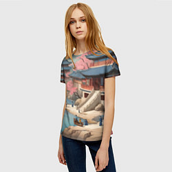 Футболка женская Корея эпоха чосон, цвет: 3D-принт — фото 2