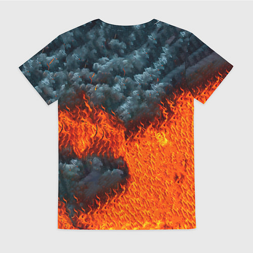 Женская футболка Воин России / 3D-принт – фото 2