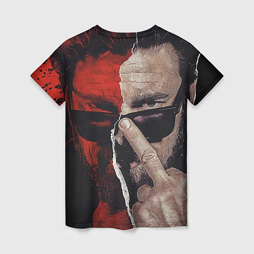 Женская футболка Между добром и злом / 3D-принт – фото 2