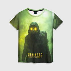 Футболка женская Stalker 2 ядовитый дым, цвет: 3D-принт