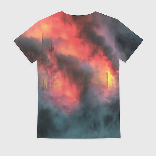 Женская футболка Stalker 2 радиоактивный фон / 3D-принт – фото 2