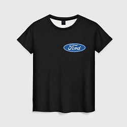 Футболка женская FORD logo auto, цвет: 3D-принт