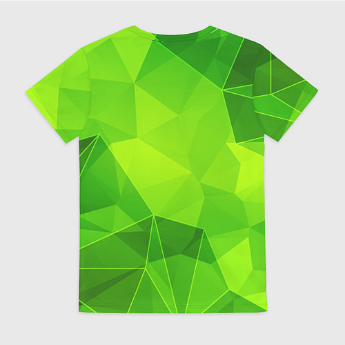 Женская футболка Exo green poly / 3D-принт – фото 2