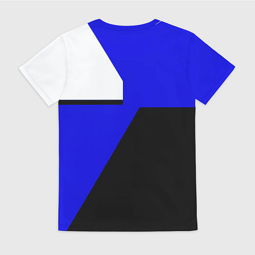 Женская футболка Portal geometry steel game / 3D-принт – фото 2