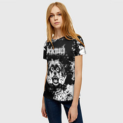 Футболка женская Behemoth рок пес, цвет: 3D-принт — фото 2