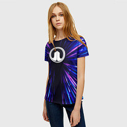 Футболка женская Great Wall neon energy, цвет: 3D-принт — фото 2