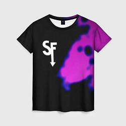 Футболка женская Sally Face неон краски, цвет: 3D-принт