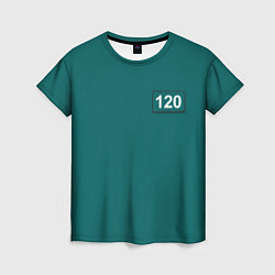 Женская футболка Игрок 120 - Игра в кальмара