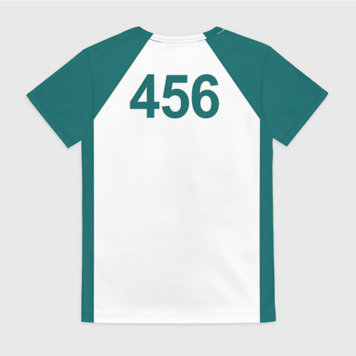 Женская футболка Игра в кальмара 456 / 3D-принт – фото 2