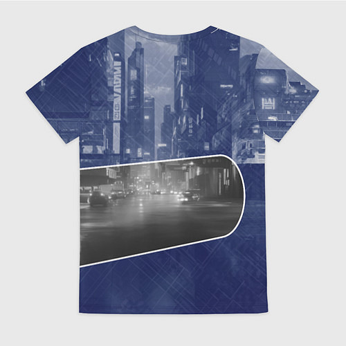 Женская футболка Футуристичный автомобиль / 3D-принт – фото 2