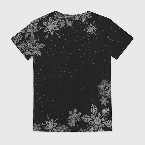 Женская футболка Снежный Inter / 3D-принт – фото 2