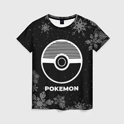 Футболка женская Снежный Pokemon, цвет: 3D-принт