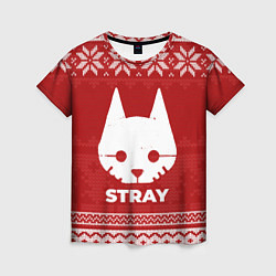 Футболка женская Новогодний Stray, цвет: 3D-принт