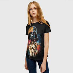 Футболка женская Звездные войны, цвет: 3D-принт — фото 2