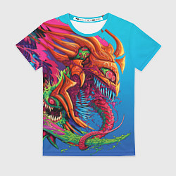 Женская футболка Скоростной зверь монстр