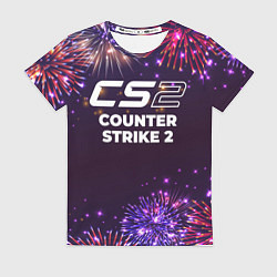 Женская футболка Праздничный Counter Strike 2