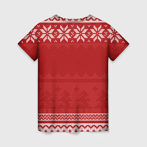 Женская футболка Новогодний The Killers / 3D-принт – фото 2