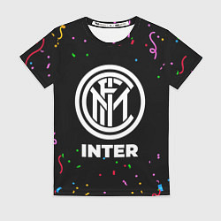 Футболка женская Inter конфети, цвет: 3D-принт