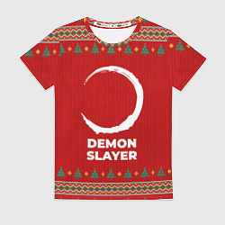 Женская футболка Demon Slayer new year