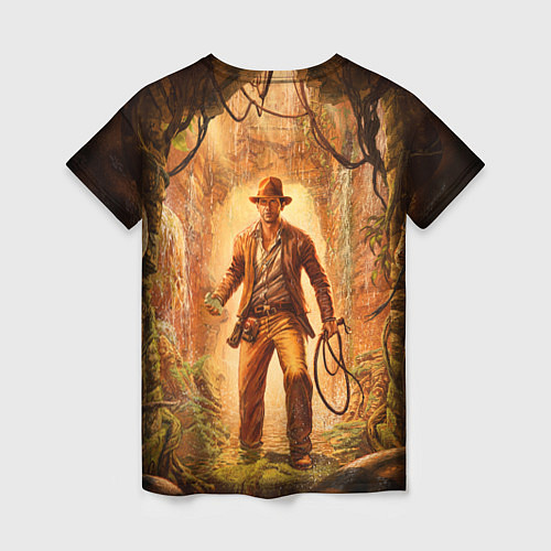 Женская футболка Инди Indiana Jones and the great circle / 3D-принт – фото 2