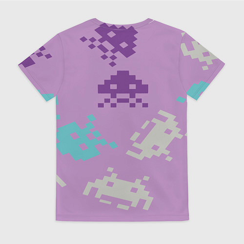 Женская футболка Пиксели / 3D-принт – фото 2