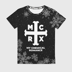 Футболка женская Снежный My Chemical Romance, цвет: 3D-принт