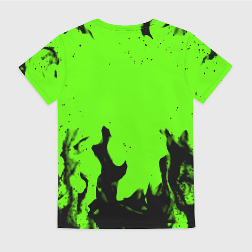 Женская футболка Lord of the fallen flame / 3D-принт – фото 2