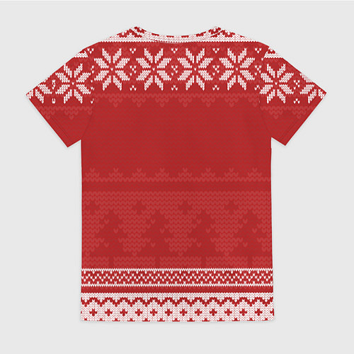 Женская футболка Новогодний Free Fire / 3D-принт – фото 2