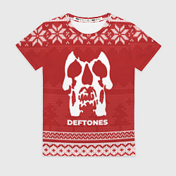 Футболка женская Новогодний Deftones, цвет: 3D-принт