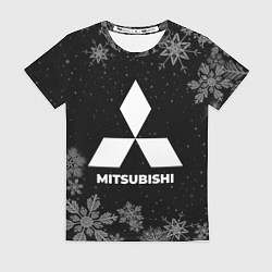 Футболка женская Снежный Mitsubishi, цвет: 3D-принт