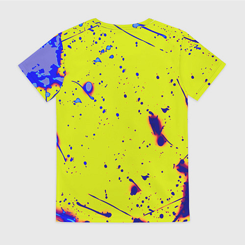 Женская футболка Monster energy краски / 3D-принт – фото 2