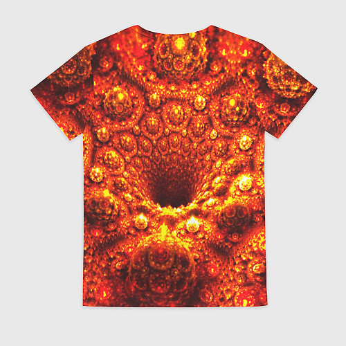 Женская футболка Фрактал абстракция / 3D-принт – фото 2