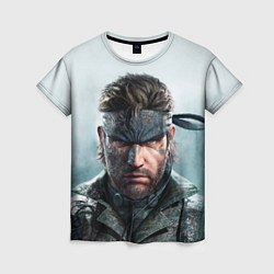 Футболка женская Snake Solid - metal gear, цвет: 3D-принт