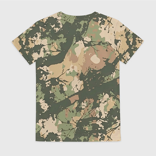 Женская футболка Чиловый парень - с Днем защитника Отечества / 3D-принт – фото 2