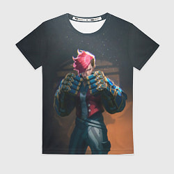 Футболка женская Вай в силовых перчатках Аркейн, цвет: 3D-принт