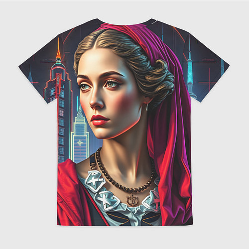 Женская футболка Классика в современной обработке / 3D-принт – фото 2