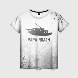 Футболка женская Papa Roach - white gradient, цвет: 3D-принт