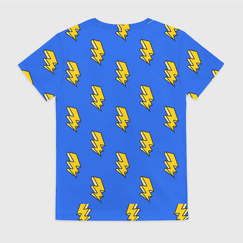 Женская футболка Супер молнии / 3D-принт – фото 2