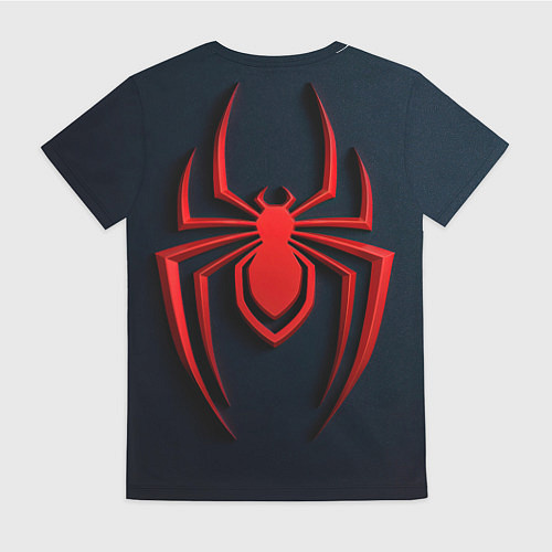 Женская футболка Человек паук - логотип / 3D-принт – фото 2