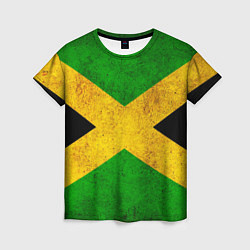 Женская футболка Jamaica flag