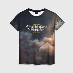 Женская футболка Kingdom Come Deliverance 2 лого
